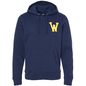 Woodson Whiskey W Left Chest Hoodie - Navy