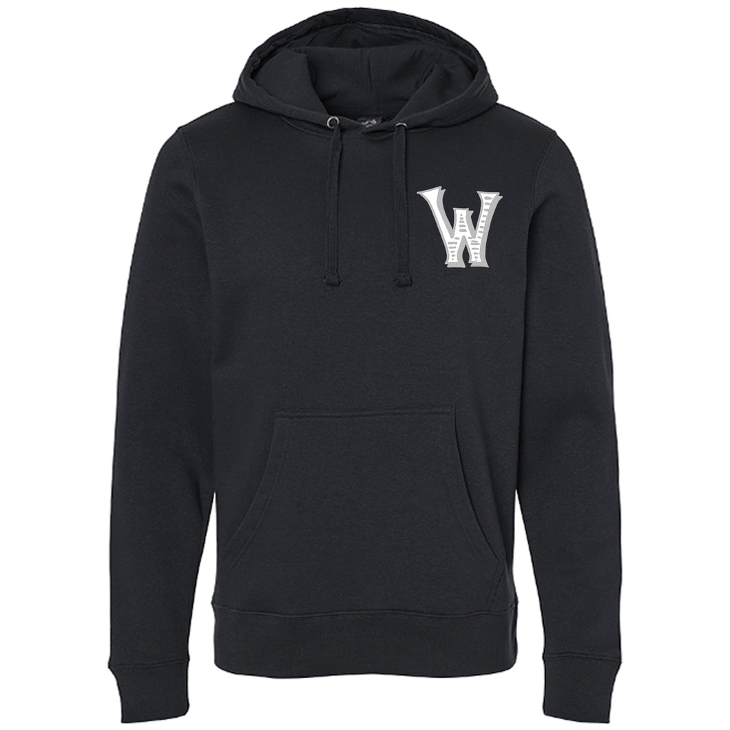 Woodson Whiskey W Left Chest Hoodie - Black