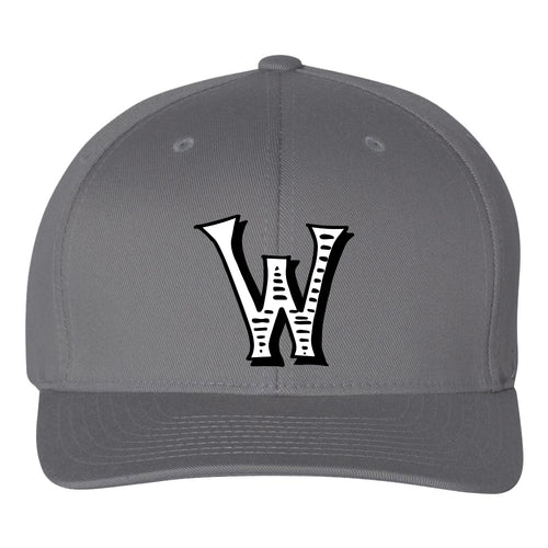 Woodson Whiskey W Flexfit Fitted Cap - Grey