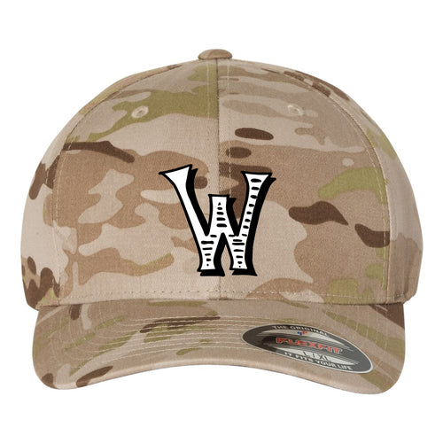 Woodson Whiskey W Flexfit Fitted Cap - Multicam Arid